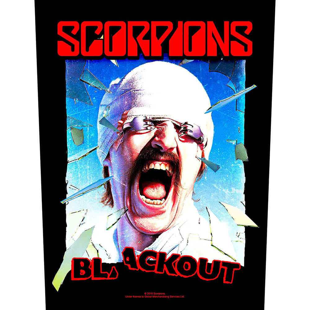 Scorpions - Blackout Patch arrière - Multicolore